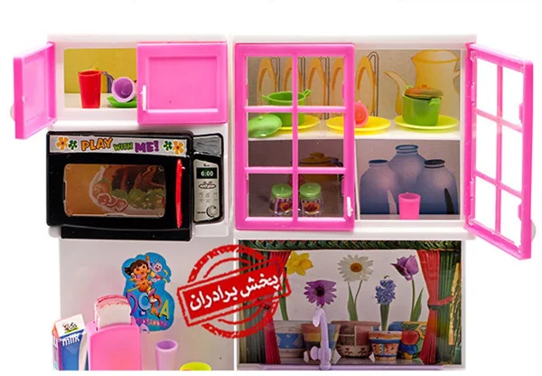 سرویس آشپزخانه با ظرفشویی شادی پلاست