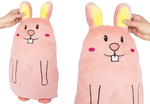 عروسک خرگوش بالشتی گلبهی BOO هولی تویز