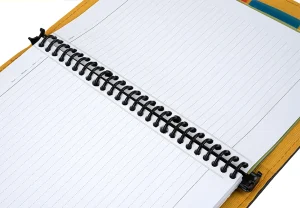 کلاسور ۱۰۰ برگ چرمی قفل پلاستیکی شفیعی